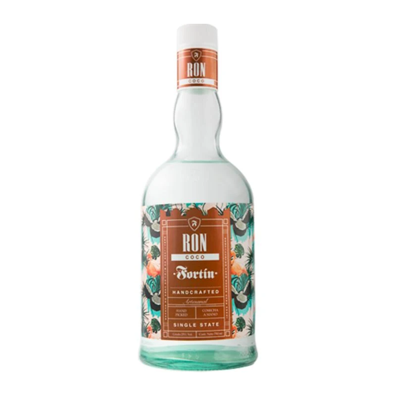 Rum Sabor Coco Garrafa 750 Ml Fortín