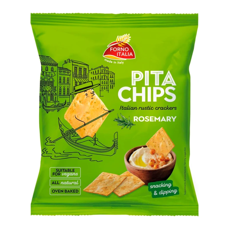 Salgadinho Pita Chips Bonta Lucane Com Alecrim Pacote 80G