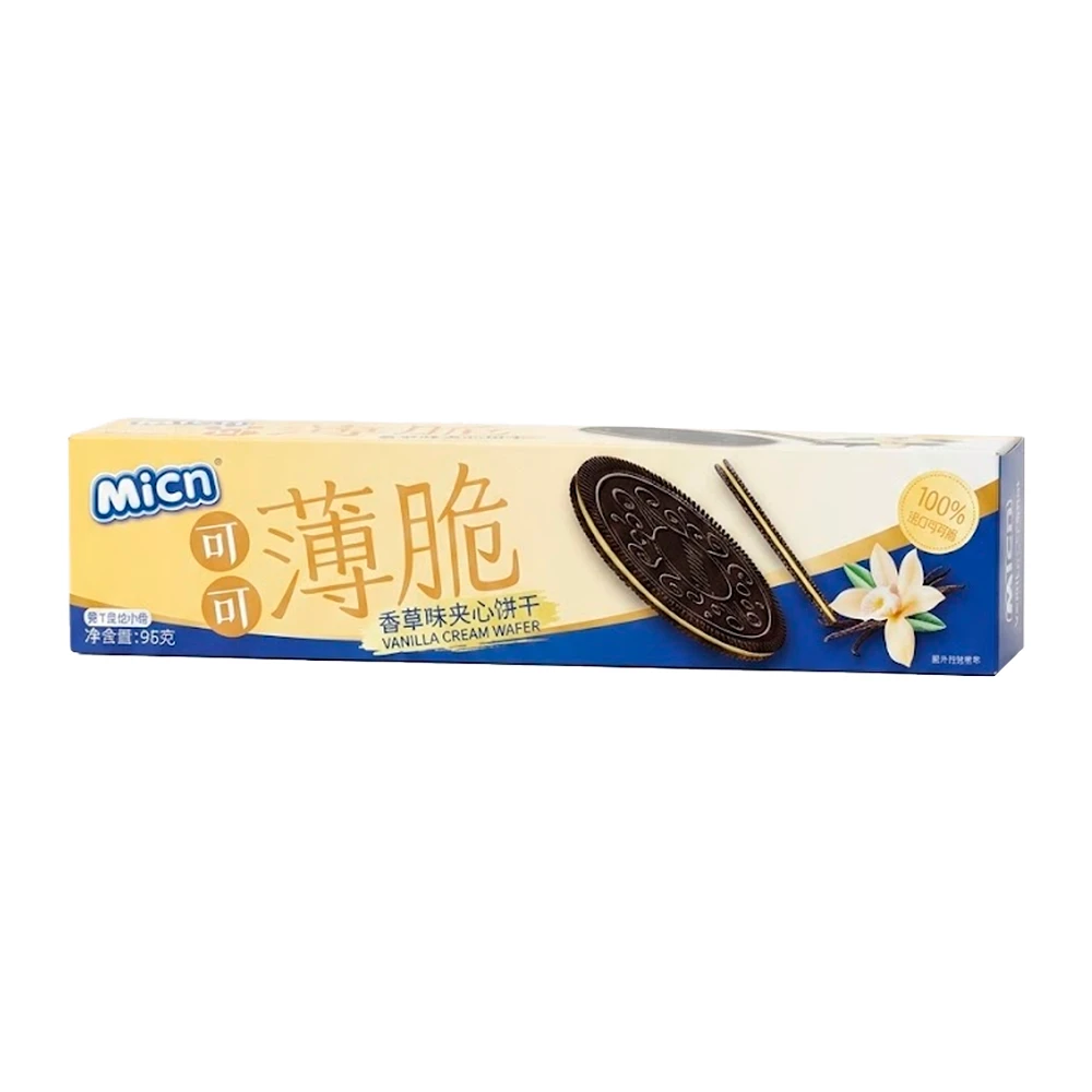 Biscoito Micn Recheio de Baunilha Caixa 96G