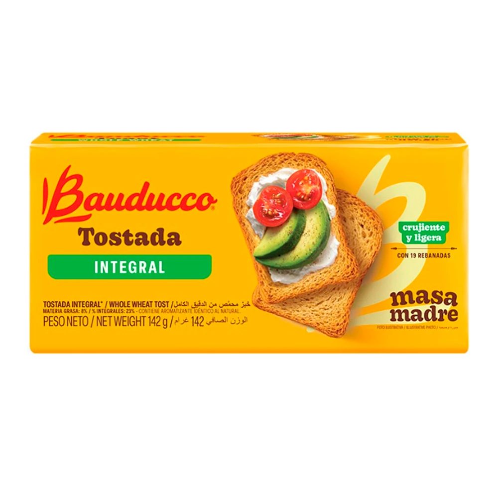 Torradas Bauducco Integrais Pacote 142G