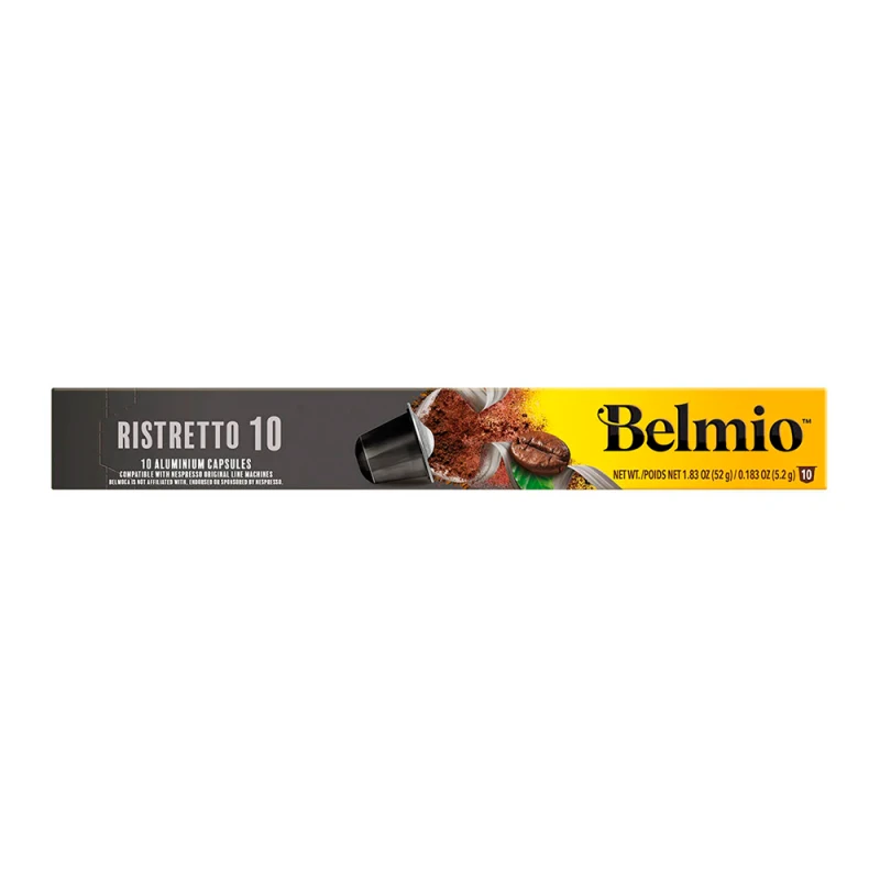 Cápsulas de Café Belmio Para Máquinas Nespresso Ristretto Com 10 Unidades 