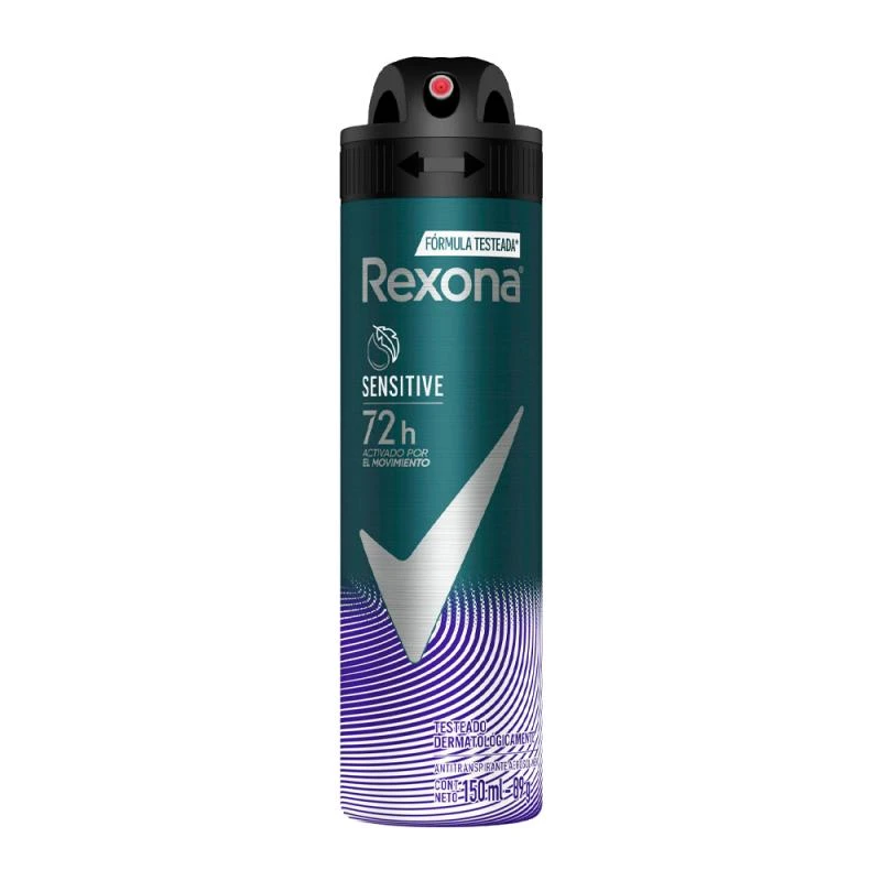 Desodorante Rexona Aerossol Masculino Sensitive 150Ml