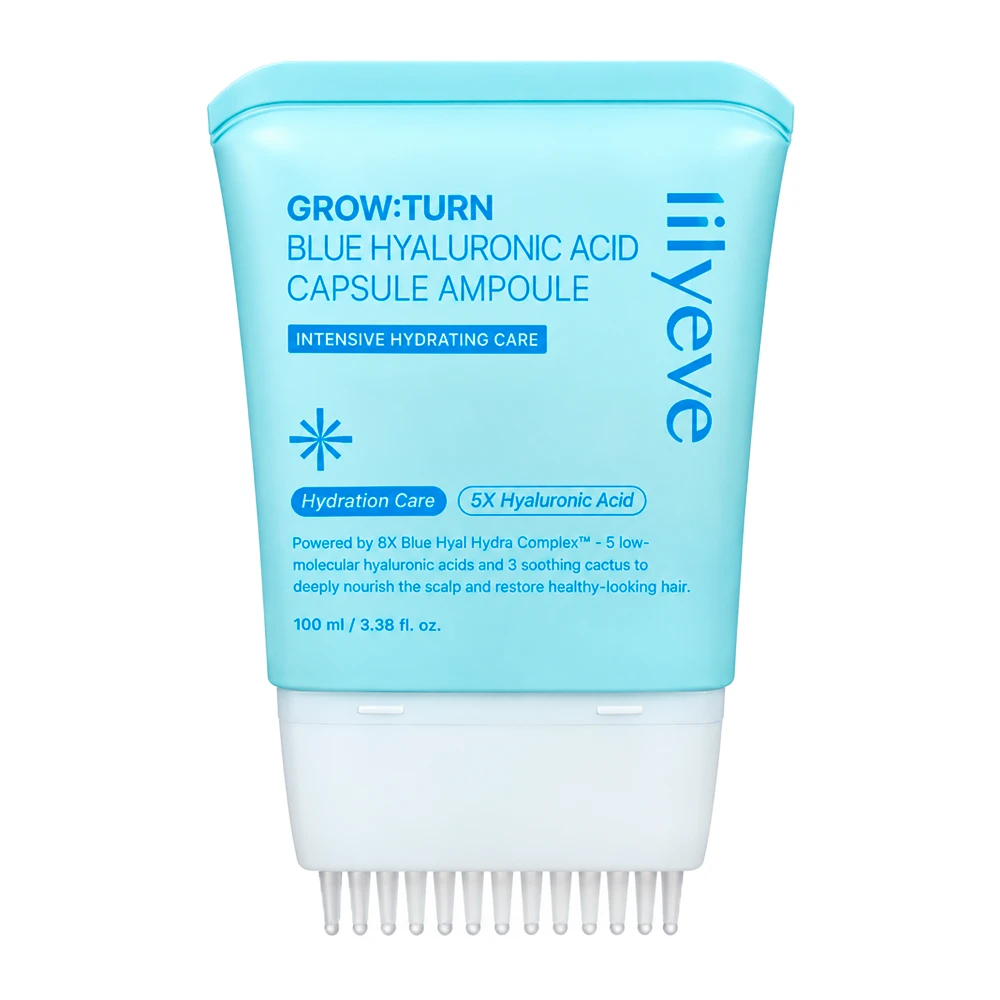 Tratamento Capilar Lilyeve Grow: Turn Blue Hyaluronic Acid Capsule Ampoule 100Ml