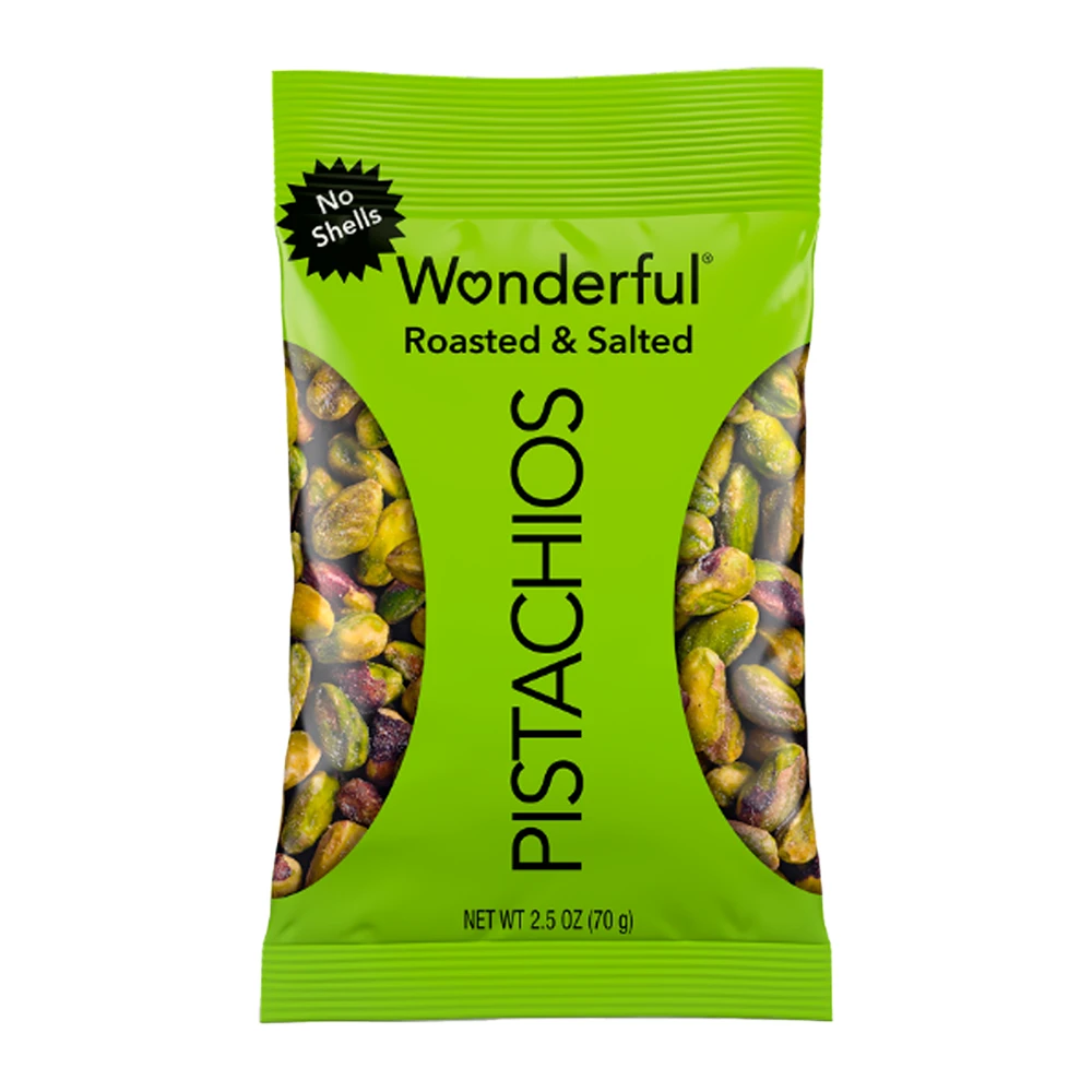 Pistache Wonderful Sem Casca Torrado e Salgado 70G
