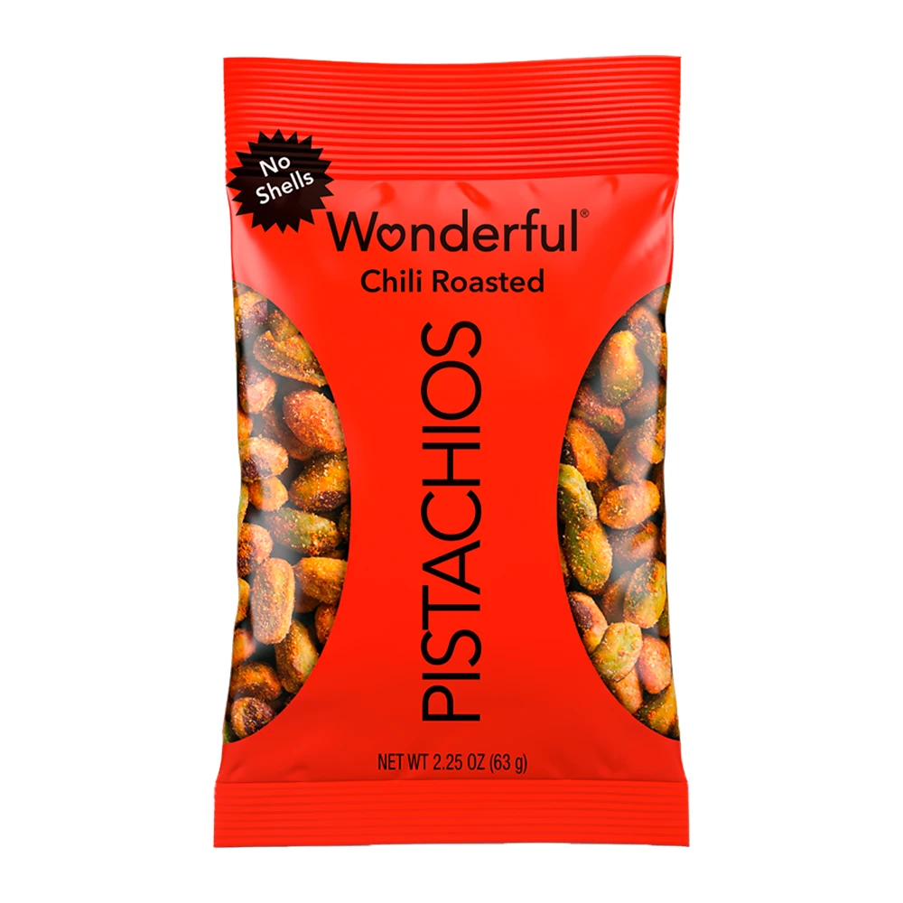 Pistache Wonderful Sem Casca Chili Torrado Pacote 63G