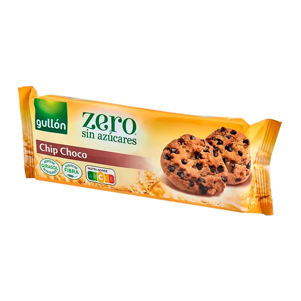 Bolacha Gullon Cookies Chip Sem Açucar 125G