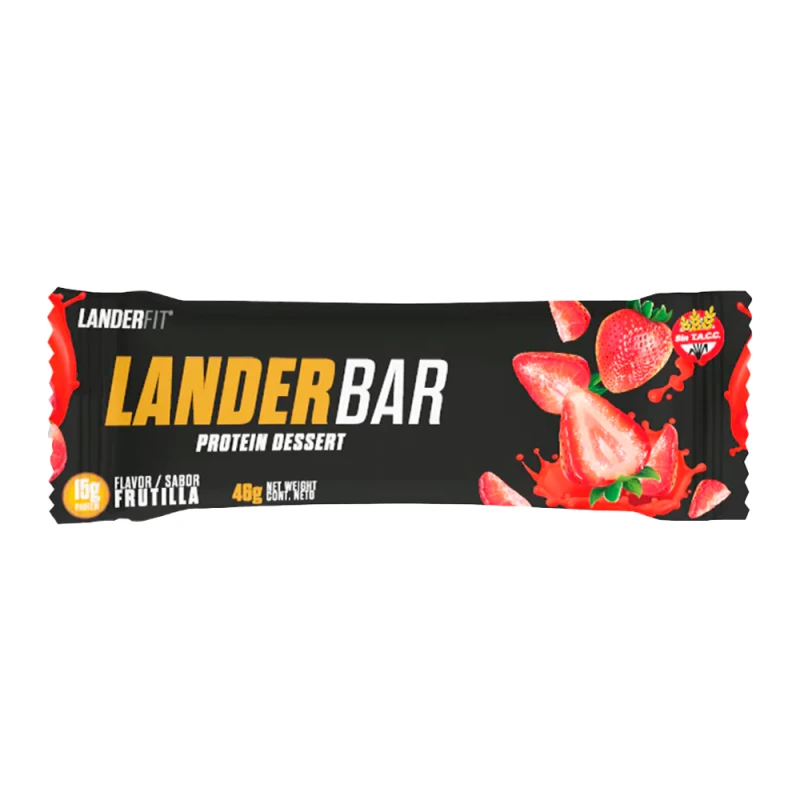Barra de Proteína Landerfit Morango 46G