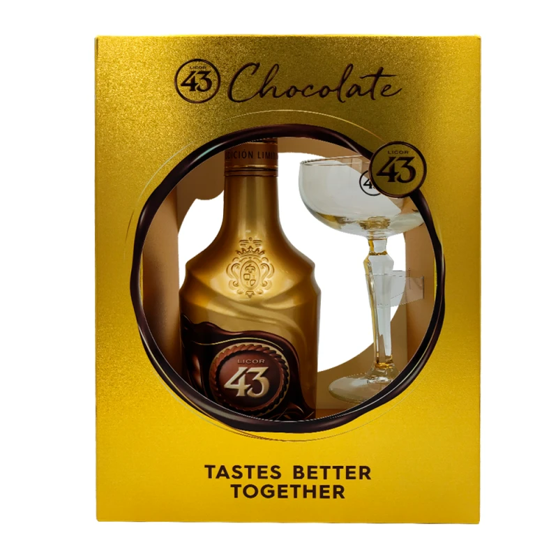 Licor 43 Chocolate Kit 1 Garrafa + Copo