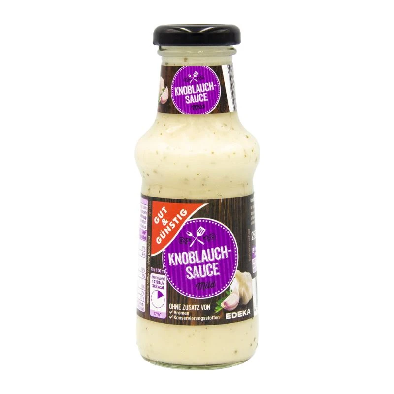 Molho de Alho Suave 250Ml Edeka