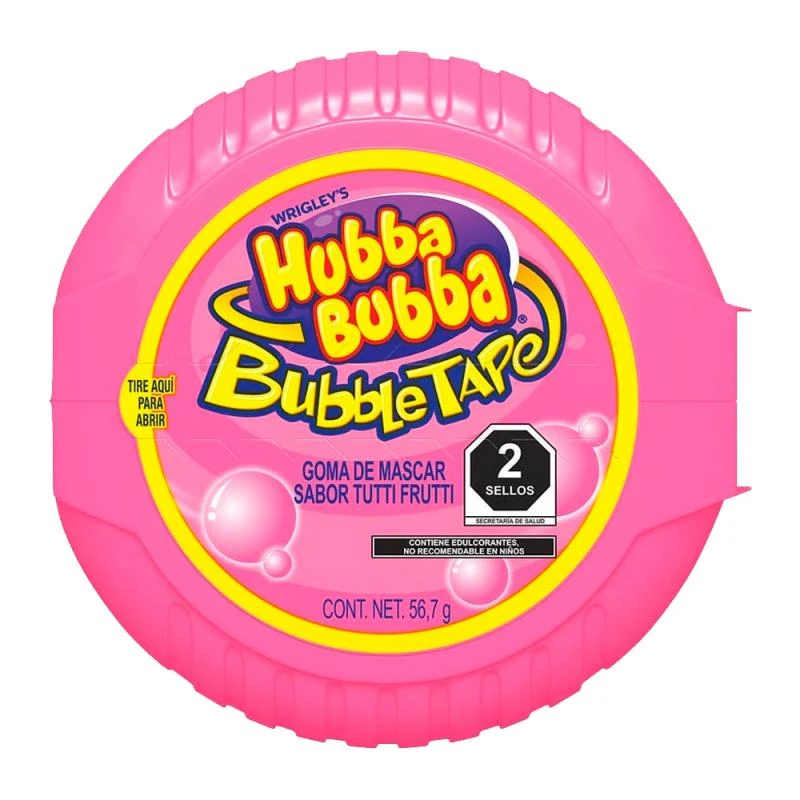Chicletes Metro Hubba Bubba Original 56.7G