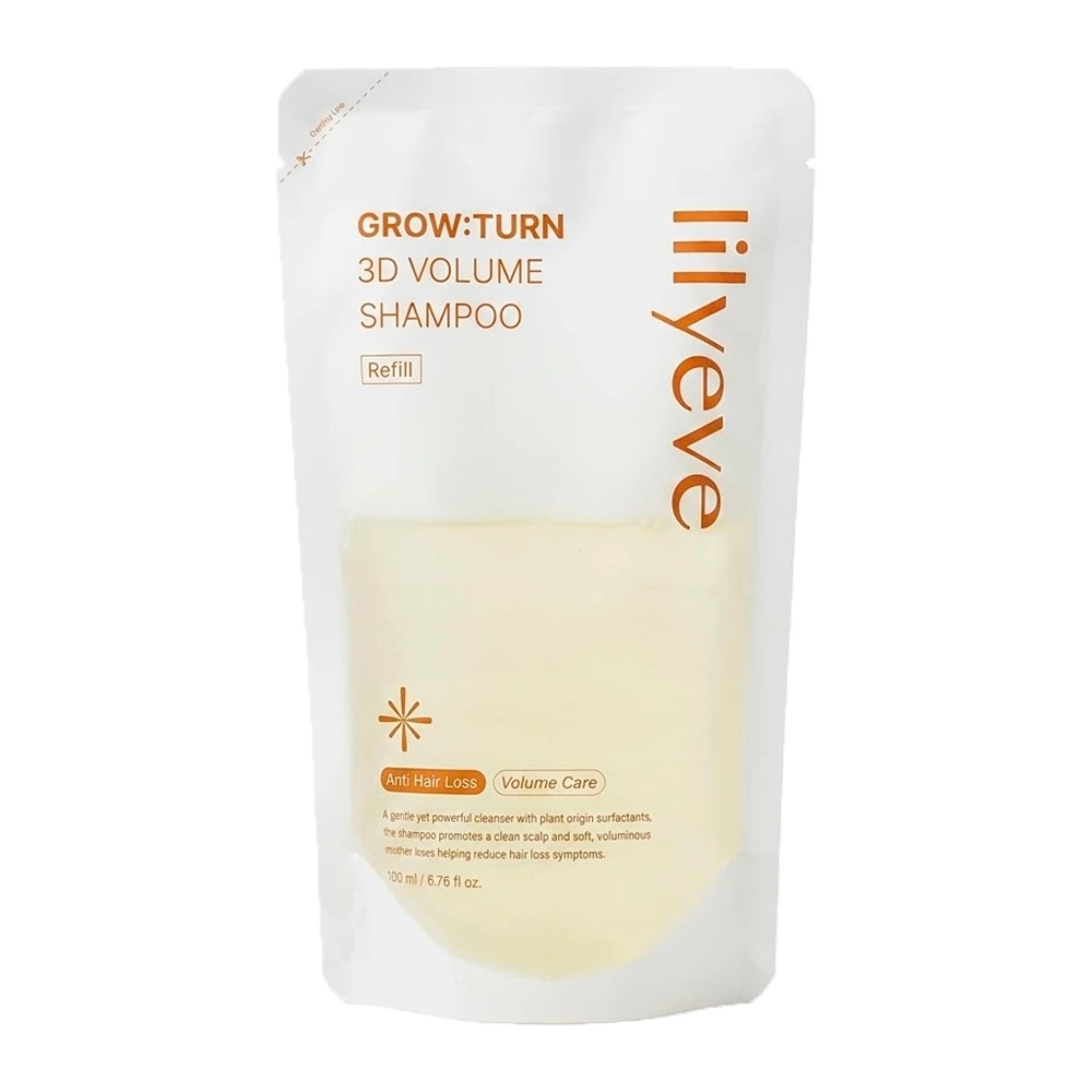 Shampoo Lilyeve Tratamento Capilar Grow 3D Volume Refil 200Ml