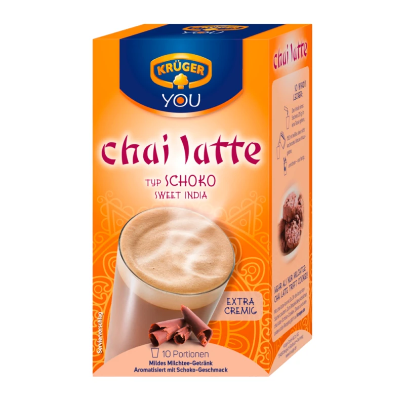 Chá Kruger Chai Latte Chocolate 10X25G