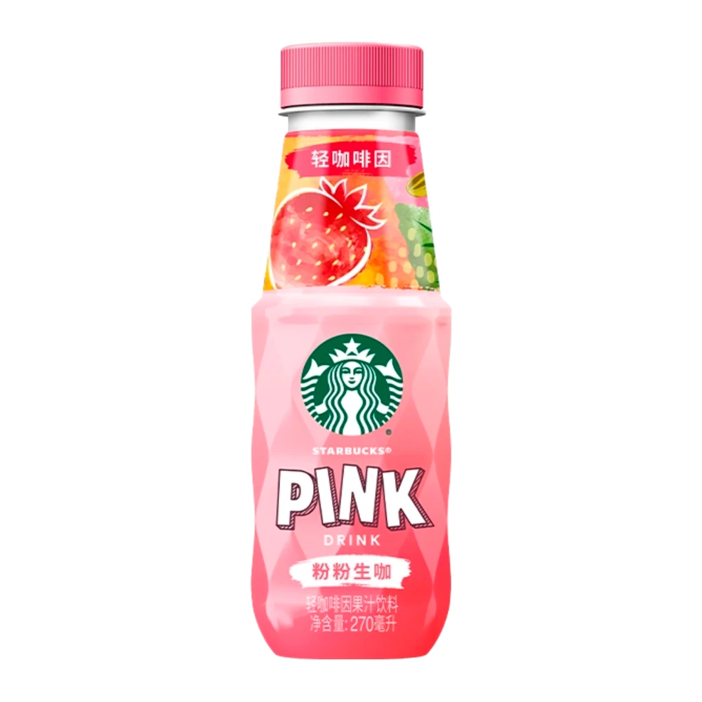 Café Starbucks Suco de Morango Pet 270Ml