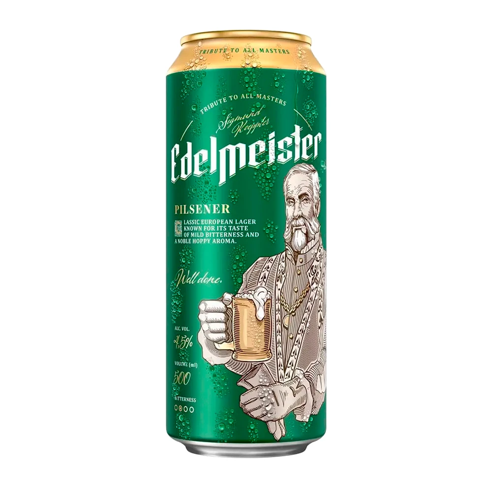 Cerveja Edelmeister Pilsener Lata 500Ml
