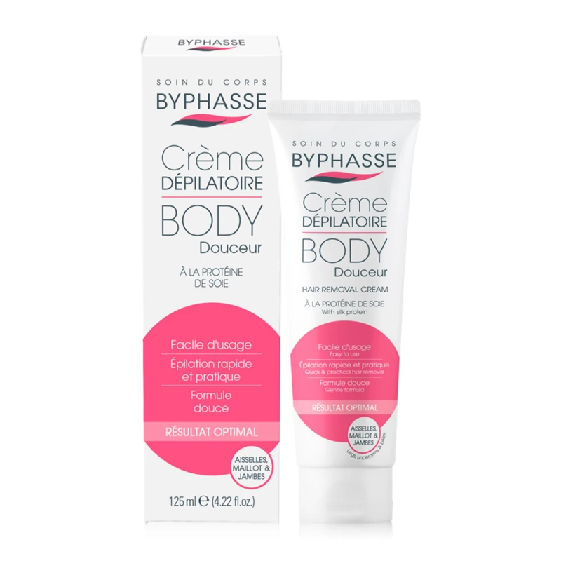 Creme Depilatório Byphasse Proteína de Seda 125Ml