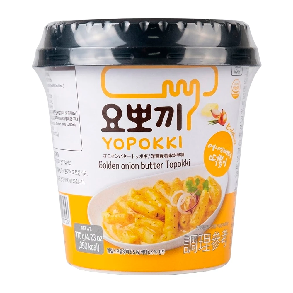 Topokki Yopokki Com Golden Onion Butter Pote 130G