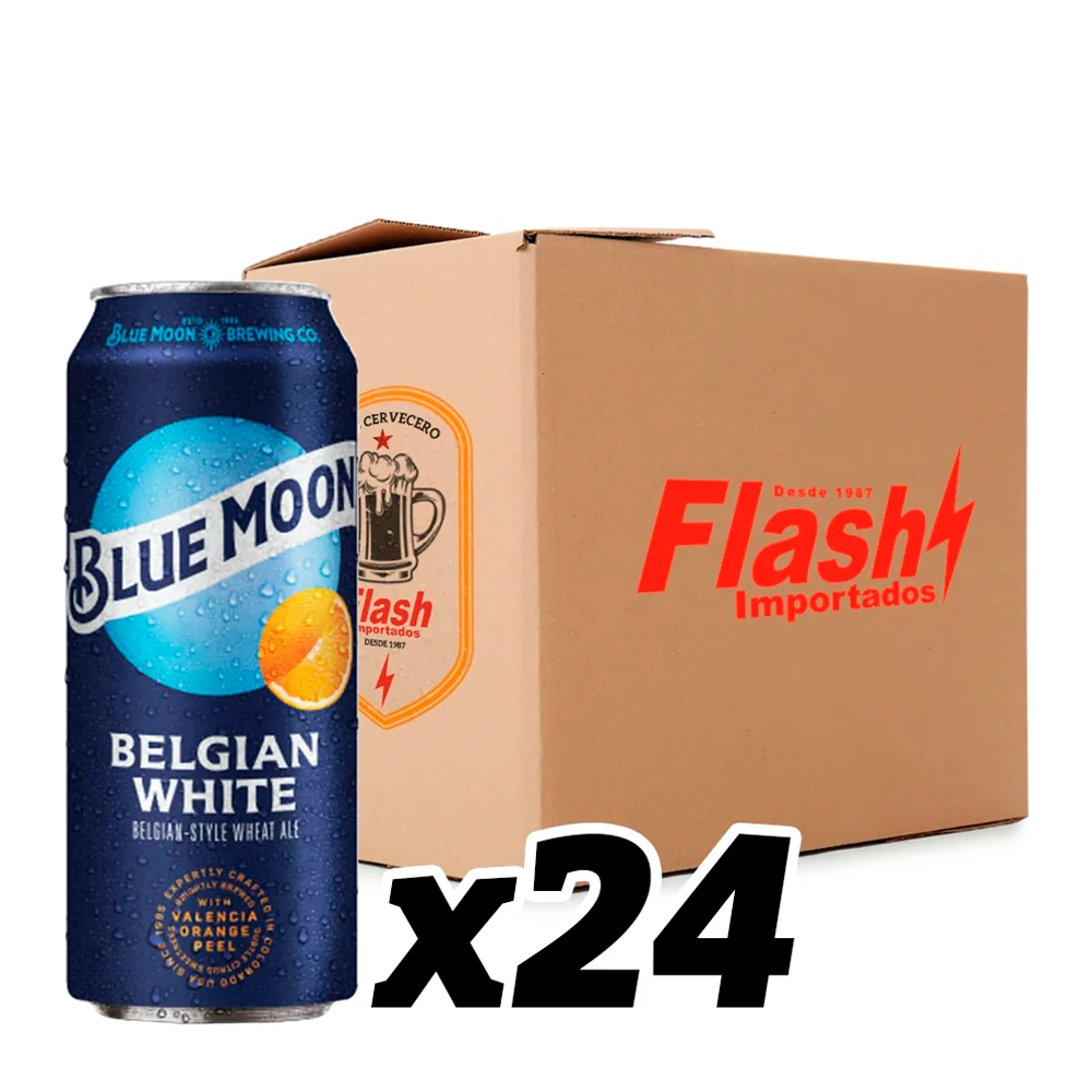 Cerveja Blue Moon Lata Caixa com 24x473ml
