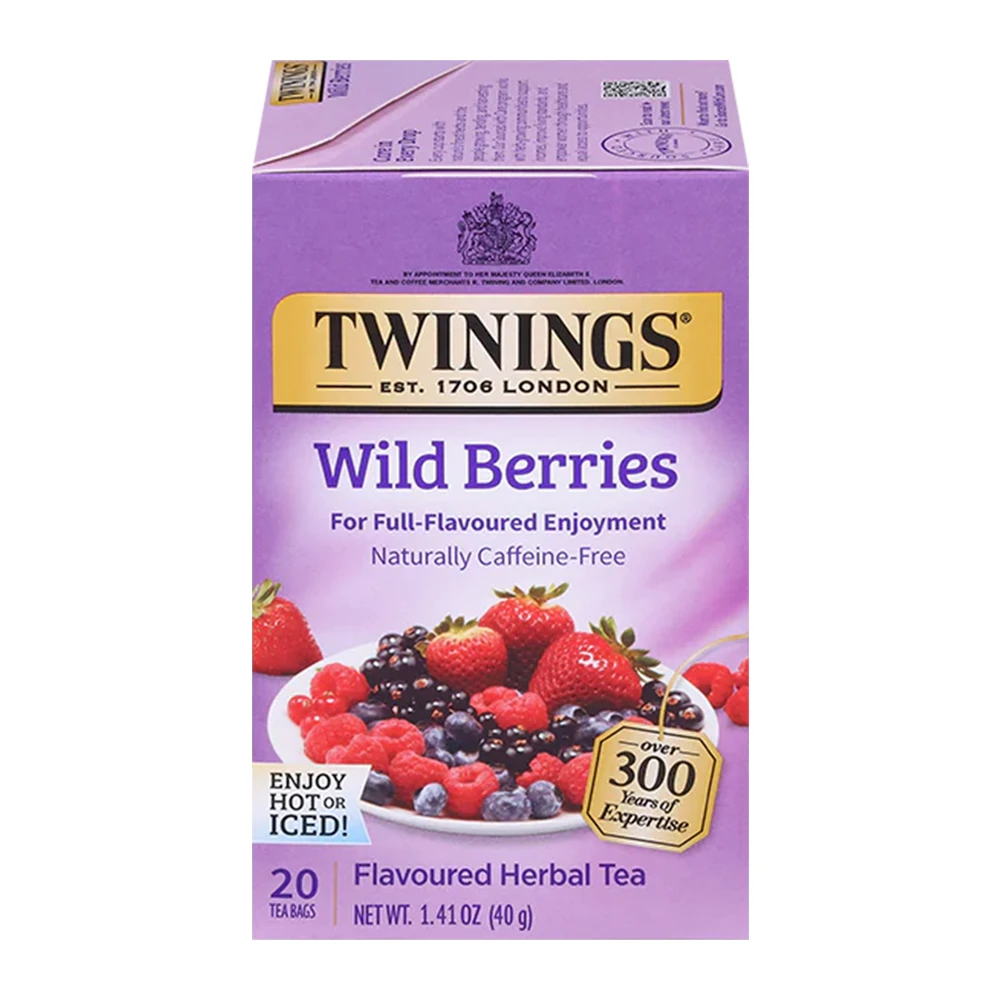 Cha Twinings Wild Berries Caixa 20X2G