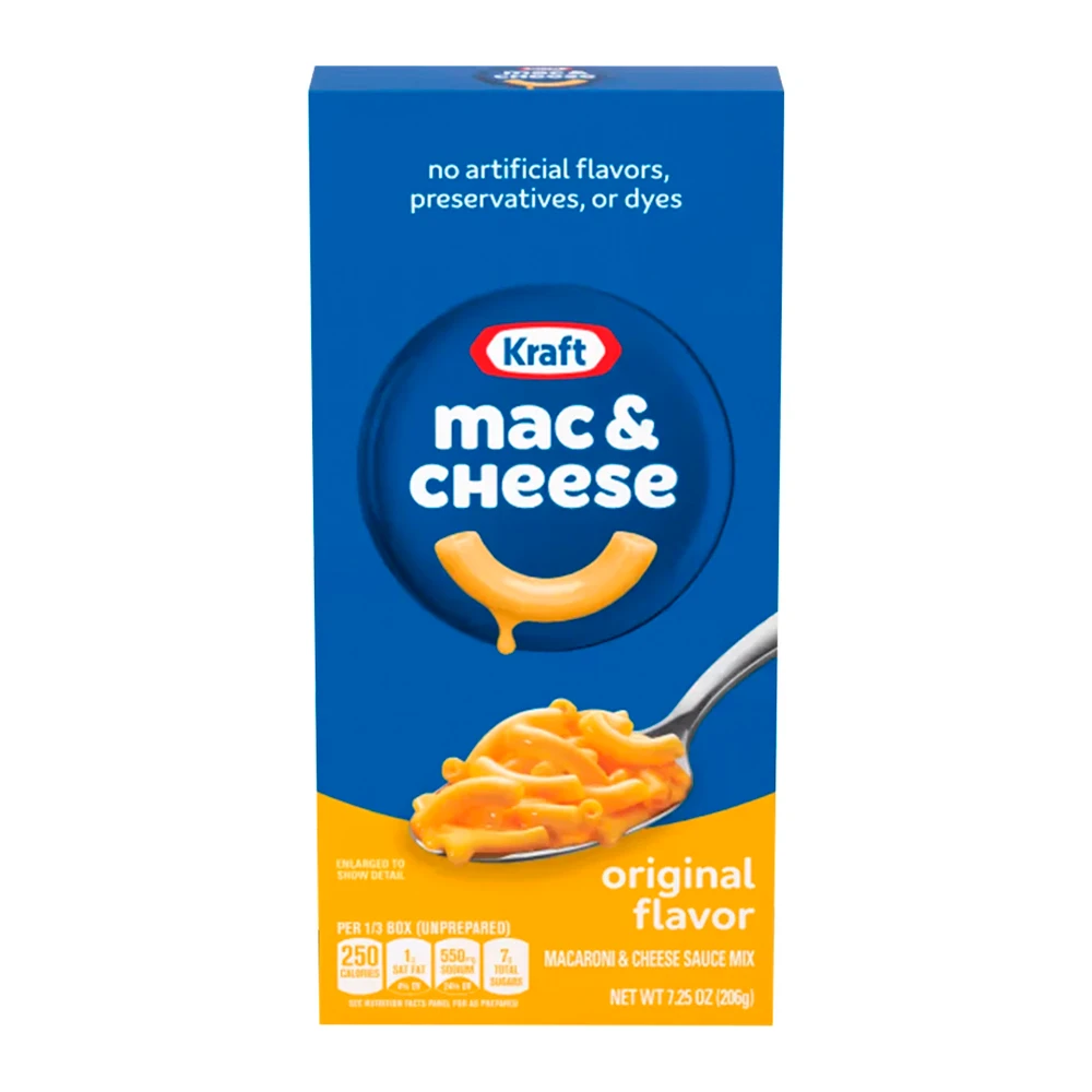 Macarrão Kraft Mac And Cheese Original Caixa 7.25Oz 206G