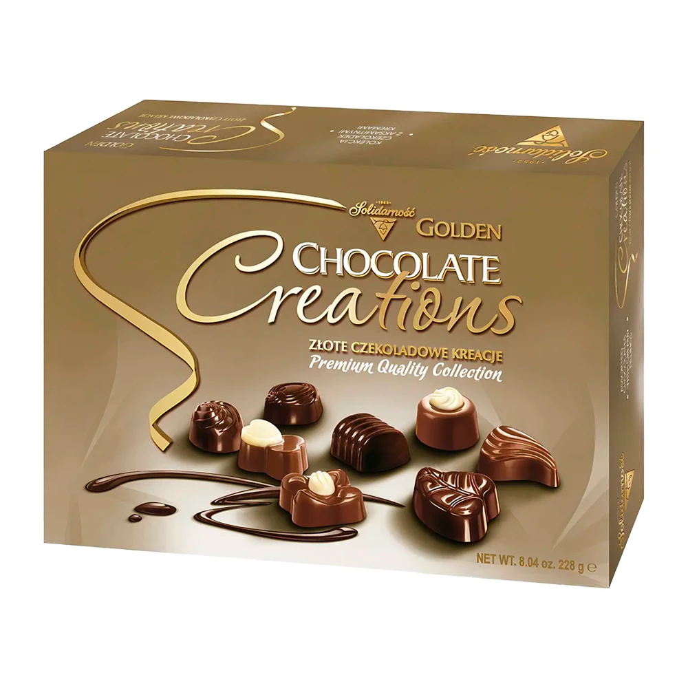 Bombom Solidarnosc Chocolate Ao Leite Creations Caixa 228G