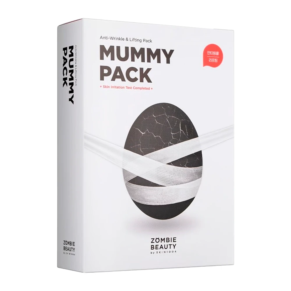 Máscara Facial Skin 1004 Zombie Beauty Mummy Pack 8 Unidades