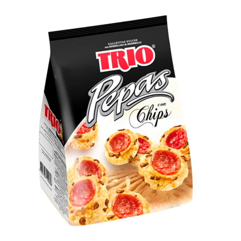 Biscoito Trio Pepas Com Chips de Chocolate 180G
