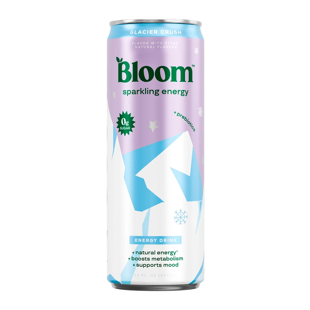 Energético Bloom Sem Açucar Glacier Crush Lata 355Ml