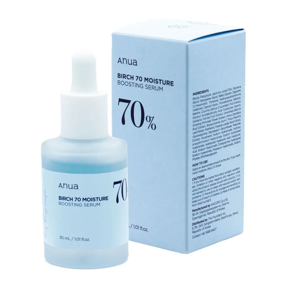 Sérum Facial Anua Birch 70% Moist 30Ml