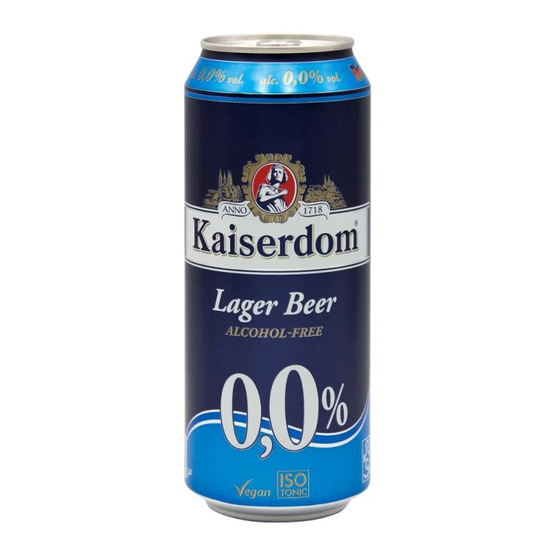 Cerveja Kaiserdom Lager Beer Sem Alcool 0.0% Lata 500Ml
