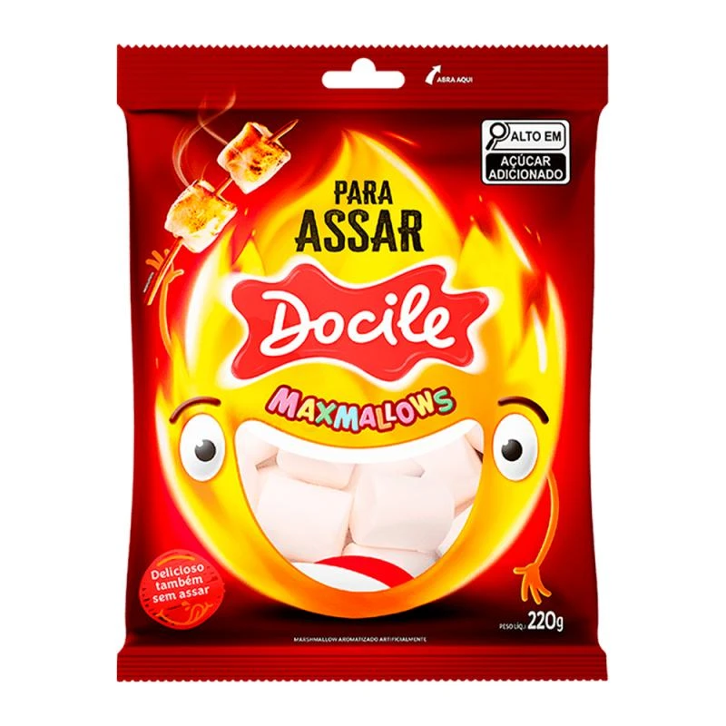 Marshmallow Docile Tubo Para Assar  220G
