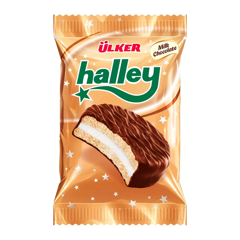 Alfajor Ulker Halley Chocolate Recheio de Marshmallow 30G