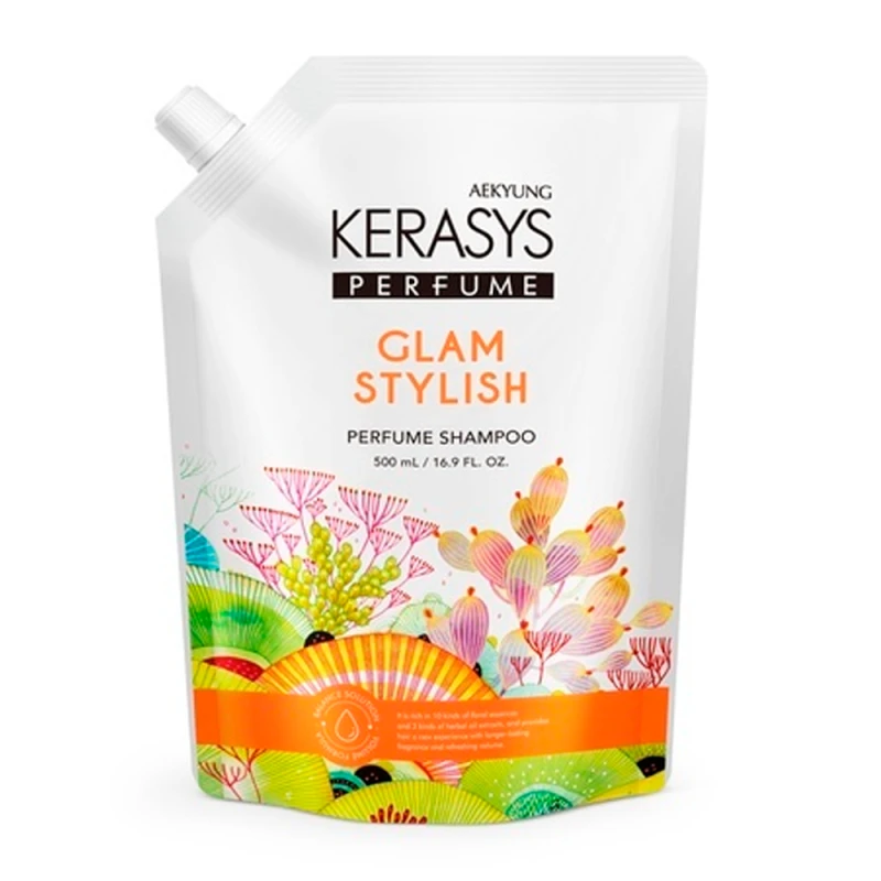 Shampoo Kerasys Glam Stylish Refil 500Ml