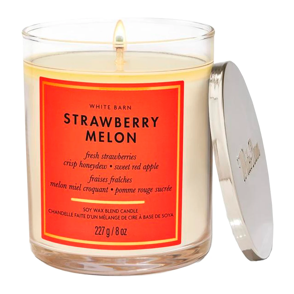 Vela Aromática Bath & Body Works Strawbwrry Melon 227G