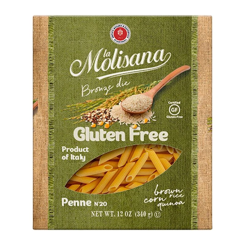 Macarrão Sem Gluten  Penne Rigate Numero 20 Pacote 340G La Molisana 