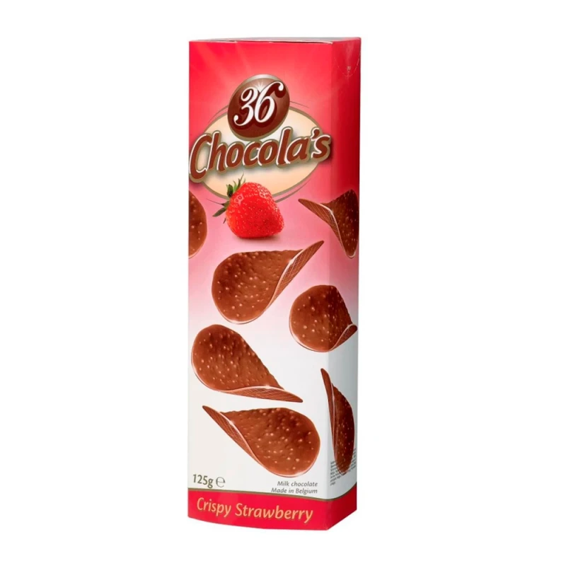 Chocolate Crocante Com Morango Hamlet Chocola´s Caixa 125G