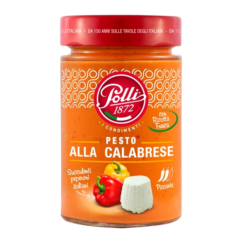 Molho Picante Pesto Alla Calabrese Polli 190G