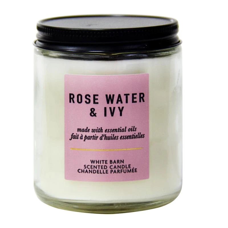 Vela Aromática Bath & Body Works Rose Water & Ivy 198G