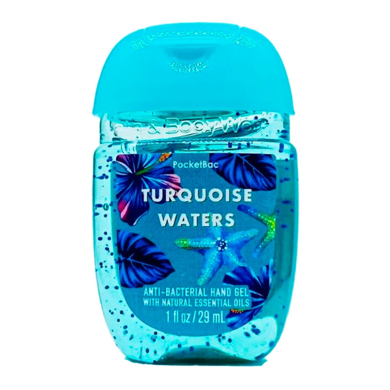 Gel Antibacteriano Para As Mãos Bath & Body Works Turquoise Waters 29Ml