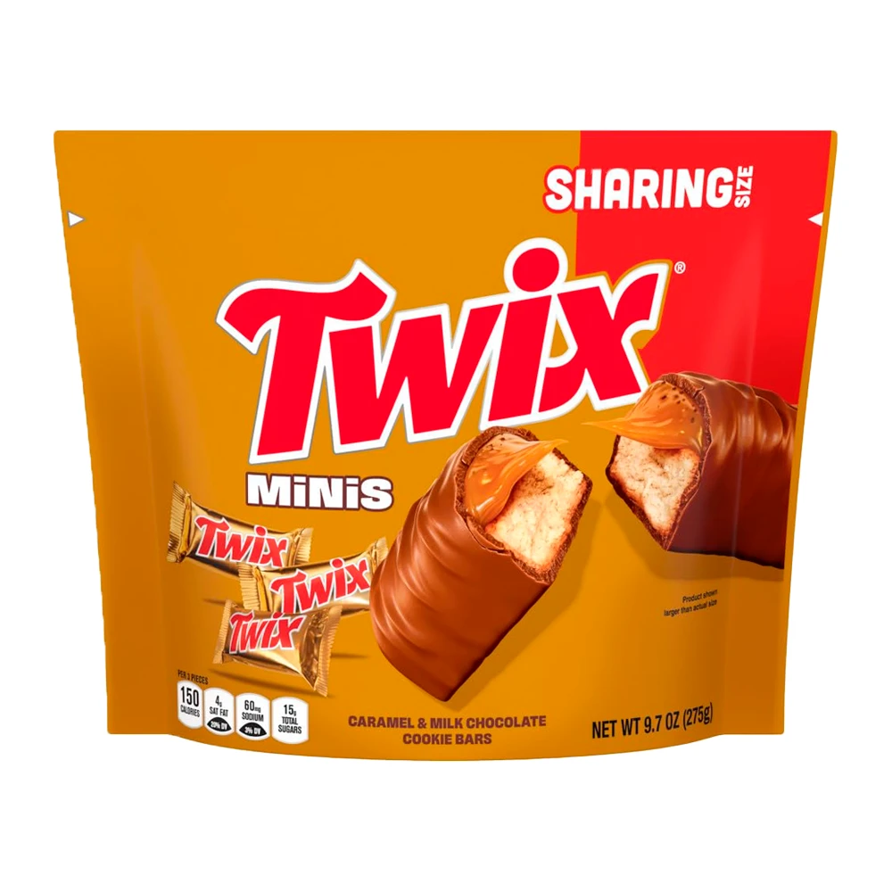 Chocolate Mars Twix Mini Pacote 9.7Oz 275G