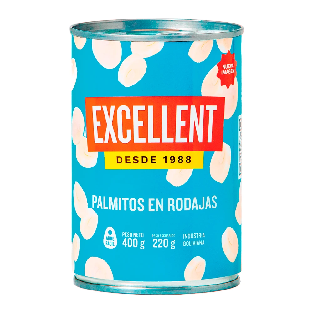 Palmito Excellent Rodela Lata 220G