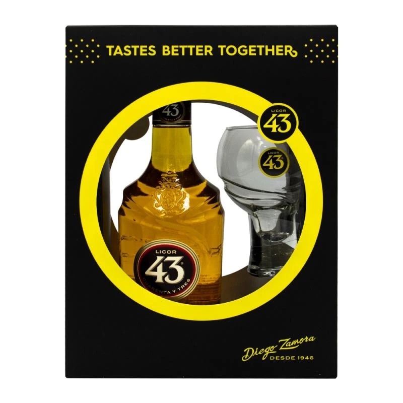 Licor 43 Original Kit 1 Garrafa + Copo