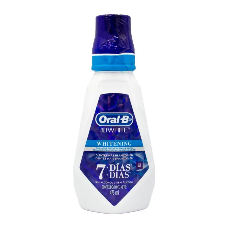 Enxaguante Bucal Oral B 3D White 473Ml