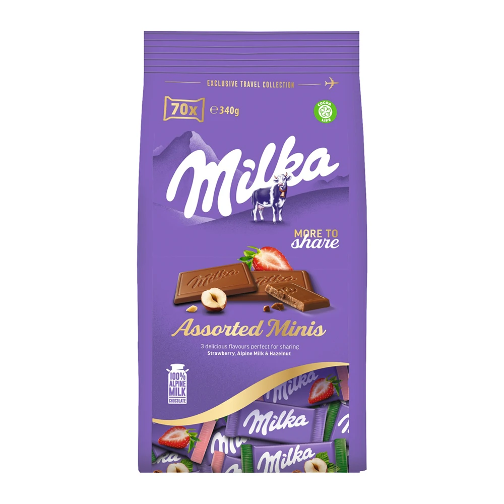 Chocolate Milka Mini Supermix Pacote 340G