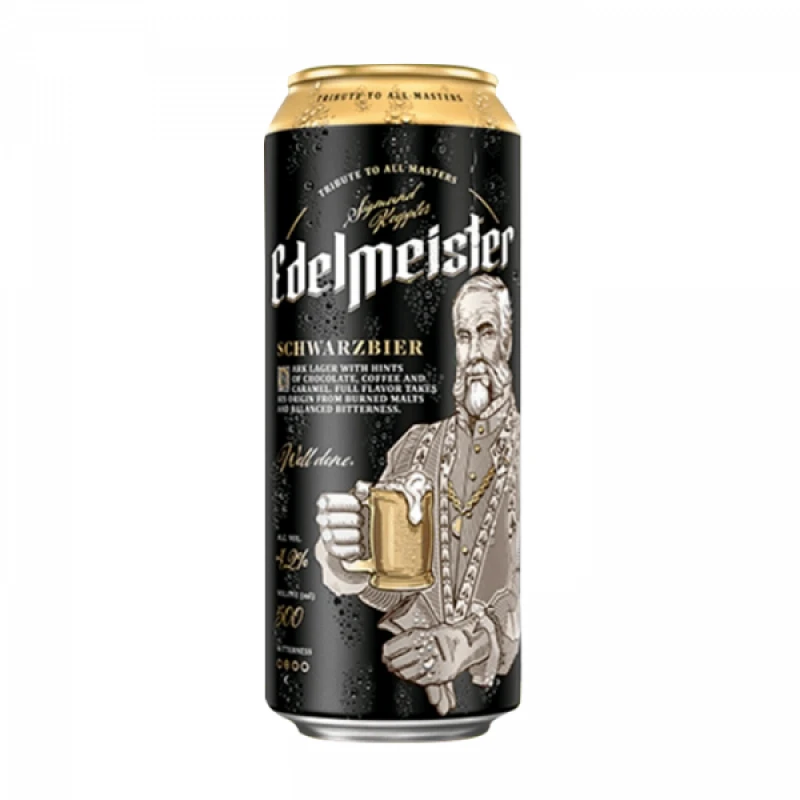 Cerveja Edelmeister Schwarzbier Lt 500Ml