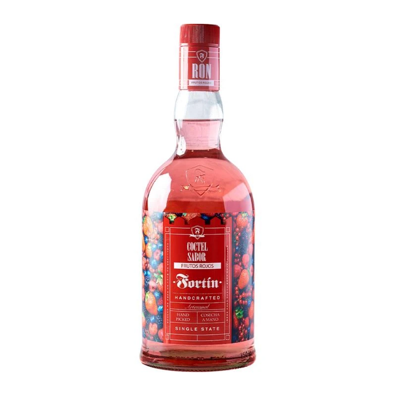 Rum Sabor Frutas Vermelhas Garrafa 750Ml Fortin