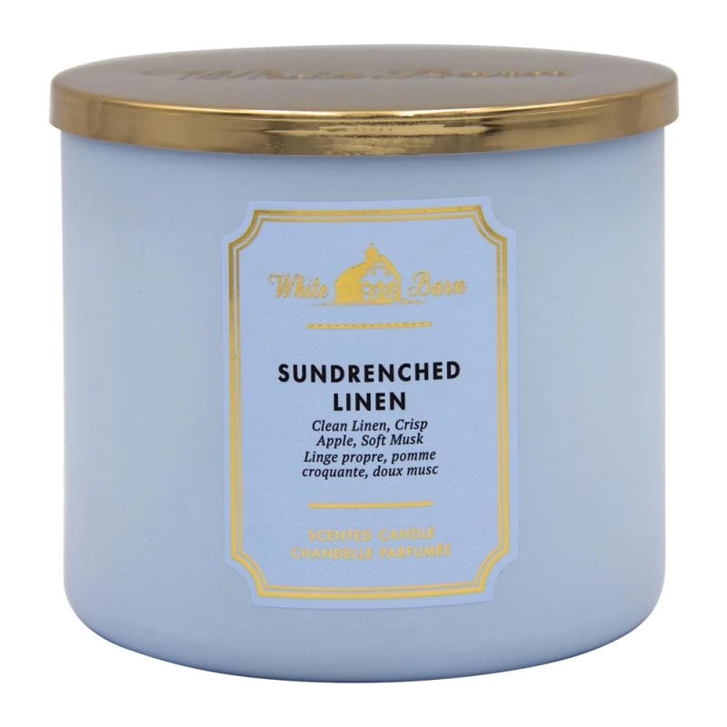 Vela Aromática Bath & Body Works Sundrenched Linen 411G