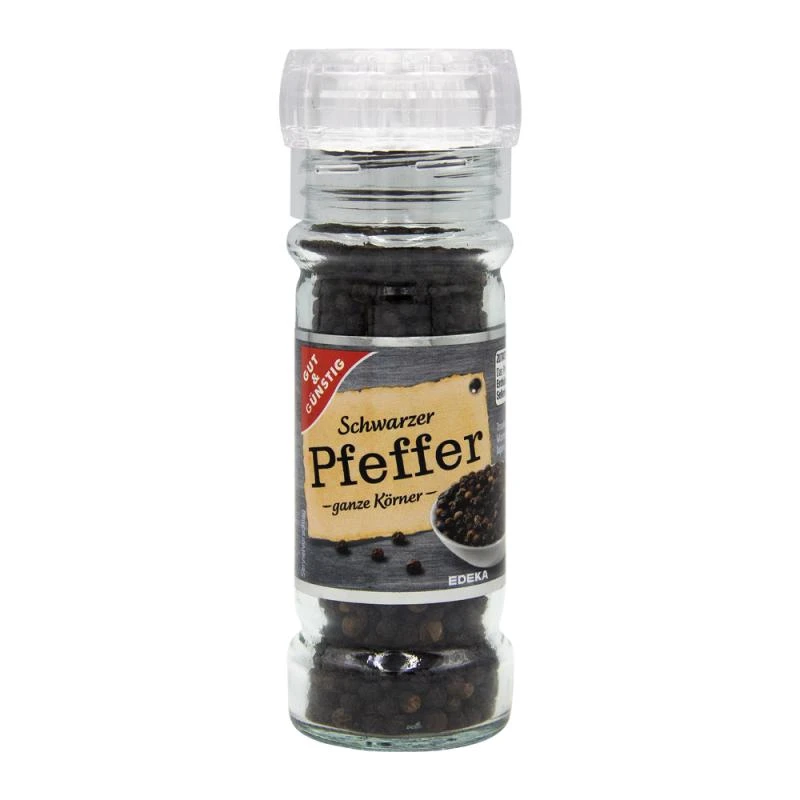 Pimenta Preta Com Moedor 50G Edeka 