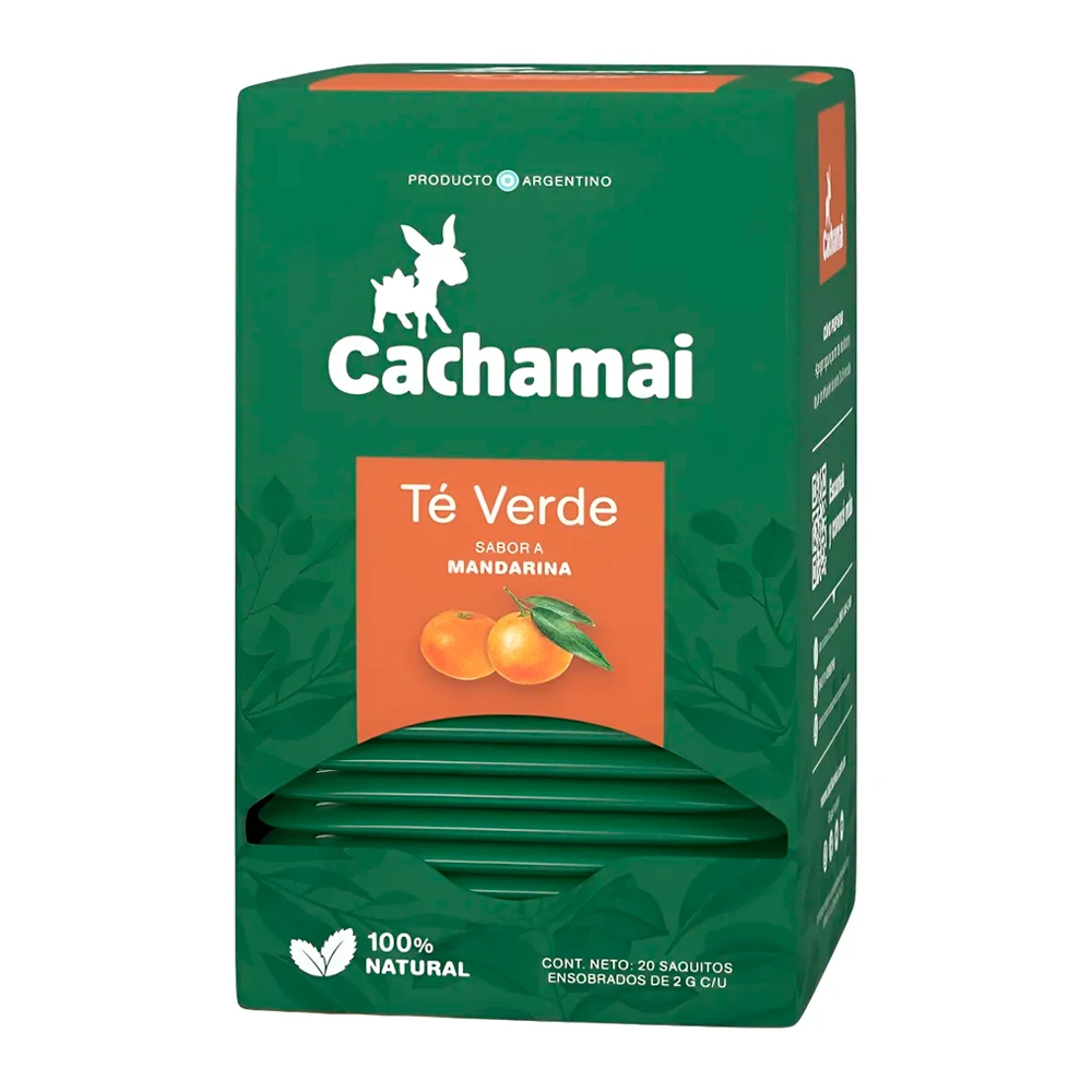Chá Cachamai Tangerina Caixa X20