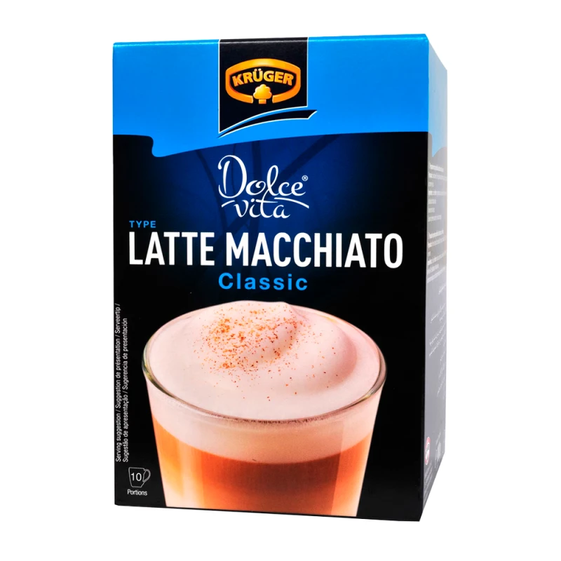 Café Latte Macchiato Clássico Kruger 10X15G