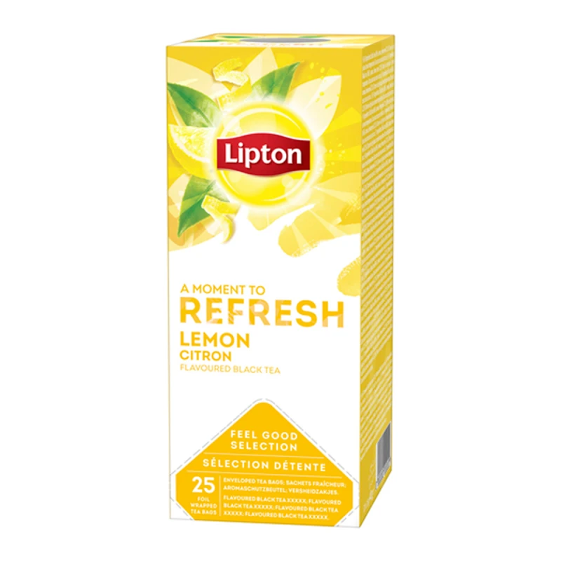 Chá Preto Lipton Limão Citron 25 Saquinhos 1.6G
